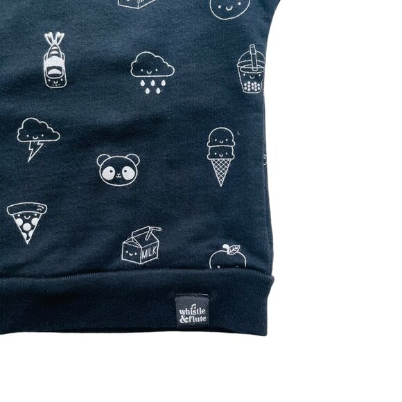 Whistle & Flute Limited Edition Kawaii Designs Unisex Sweatshirt Size 6/12 mo - Picture 3 of 4